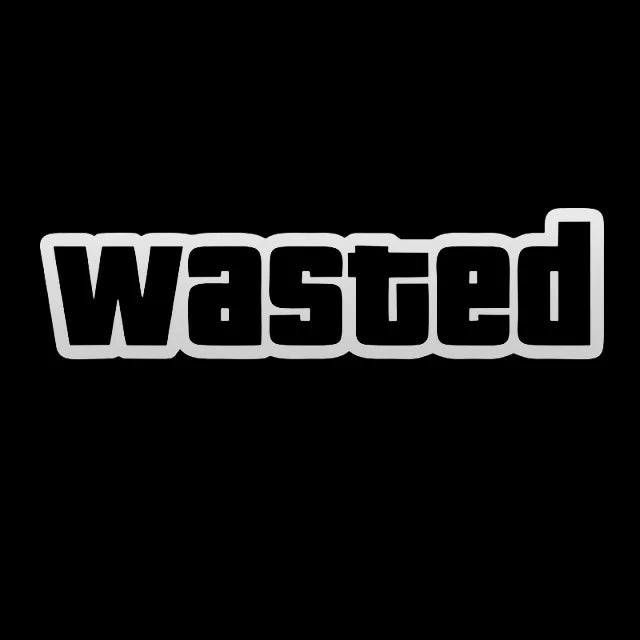 Stickers WANSTED GTA for car