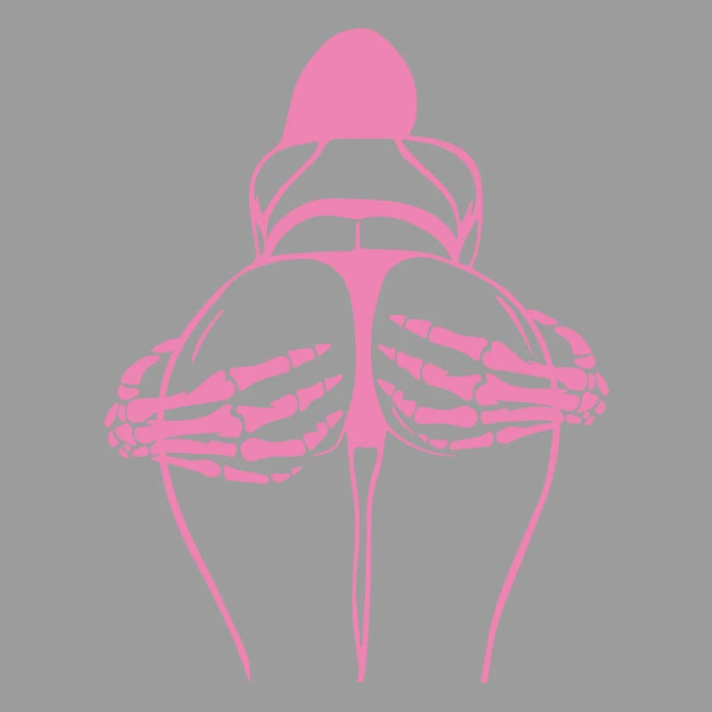 Skeleton skeleton hand kneading creative&funny stickers