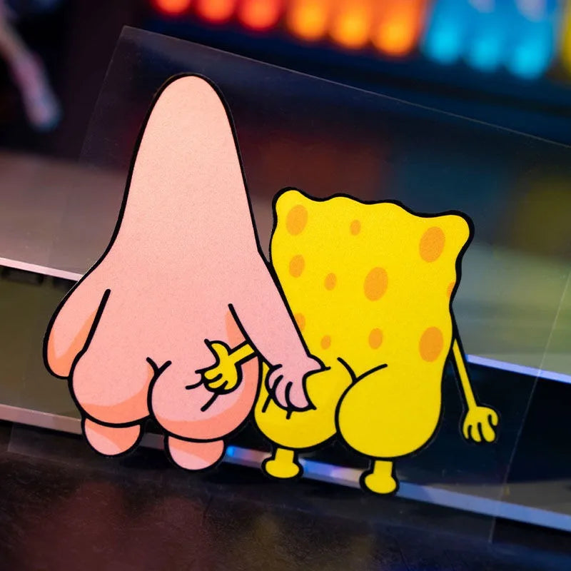 Custom Kawaii SpongeBob Car Stickers