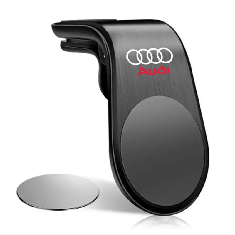 Magnetic Car Phone Holder Metal Stand Accessories For Audi