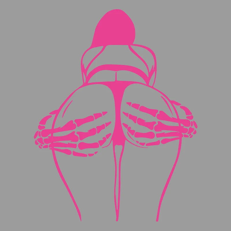 Skeleton skeleton hand kneading creative&funny stickers