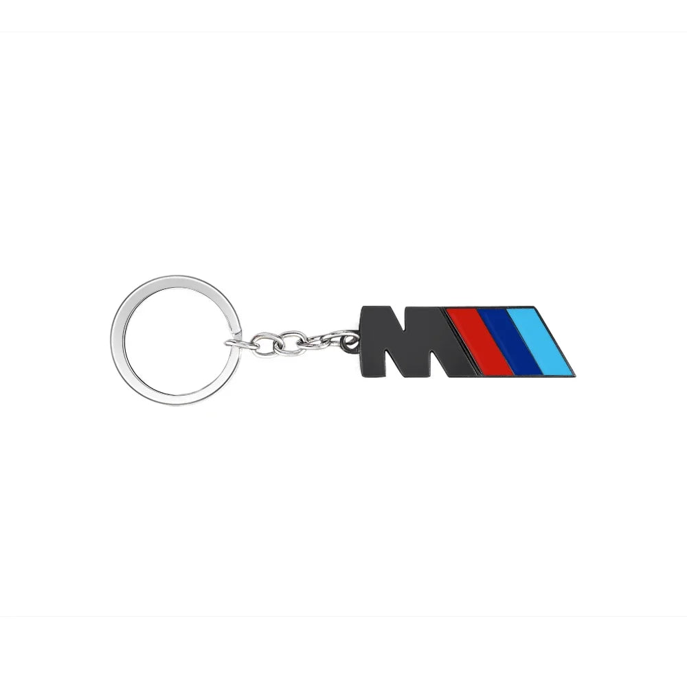 Car Carbon Fiber Keychain Zinc Alloy Keyrings Accessories For BMW