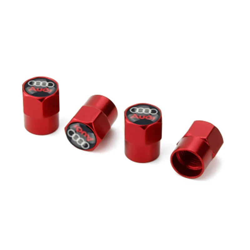4pcs Car Valve Stem Caps Cover For Audi