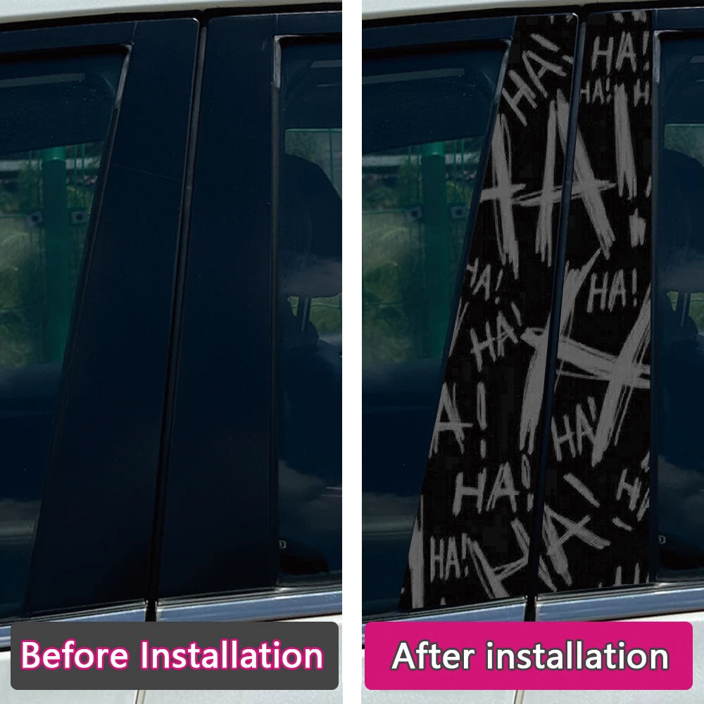 Joker Car Stickers HAHAHAHA