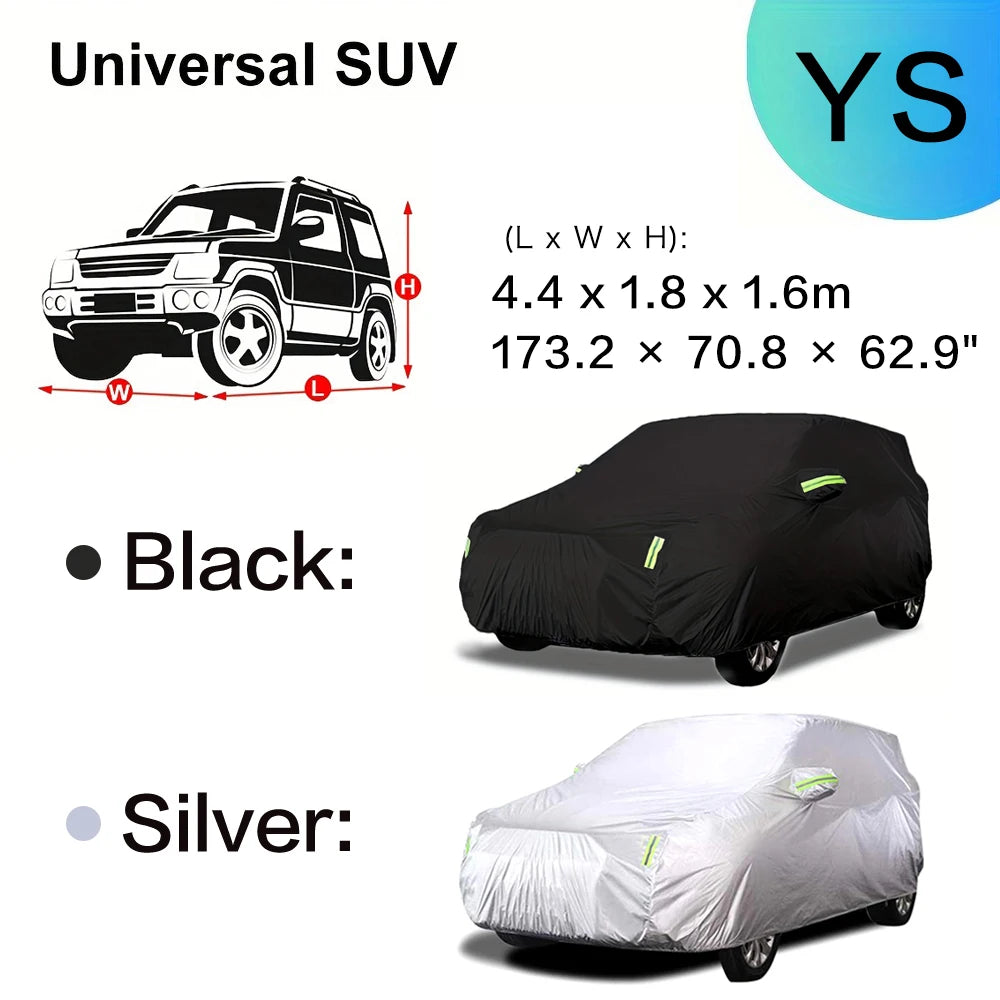 Car Cover Protection Outdoor Exterior Sun Snow UV Winter Summer