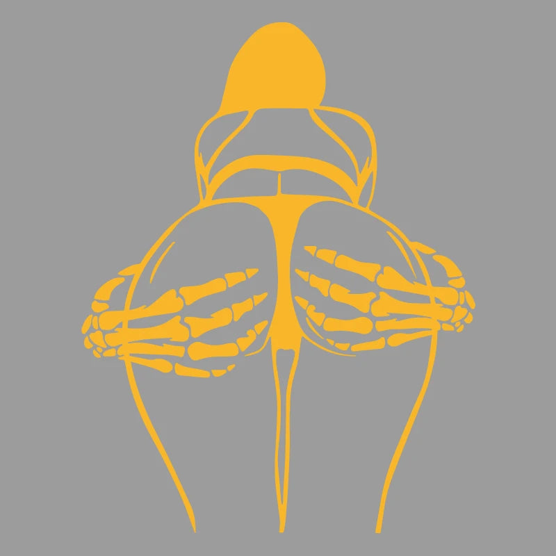 Skeleton skeleton hand kneading creative&funny stickers