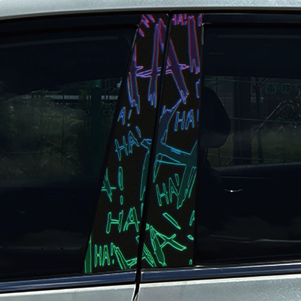 Joker Car Stickers HAHAHAHA