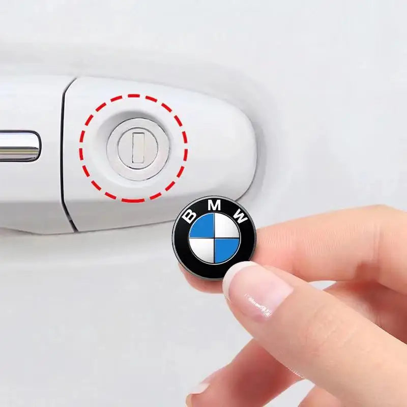 Car Lock Keyhole Decoration Protection Dustproof Decal For BMW