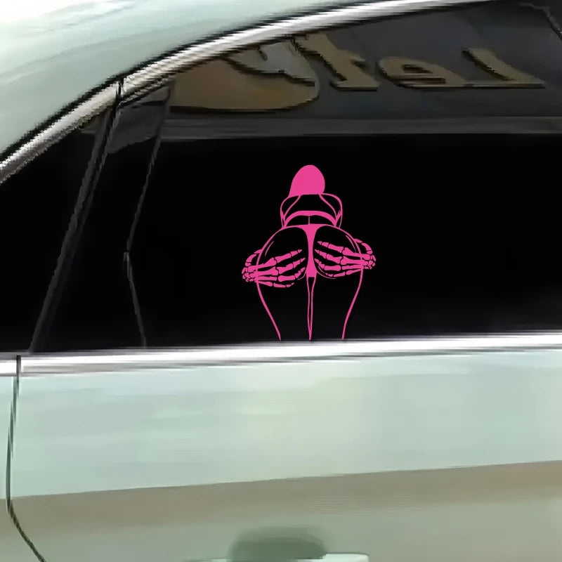 Skeleton skeleton hand kneading creative&funny stickers