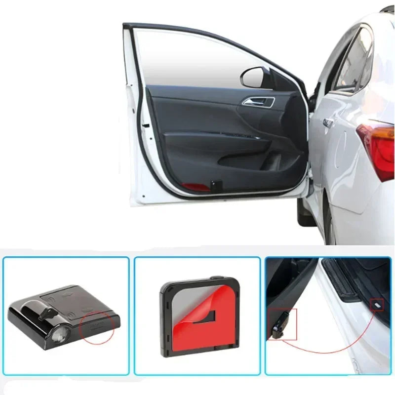 Wireless Car Door LED Logo Lamp