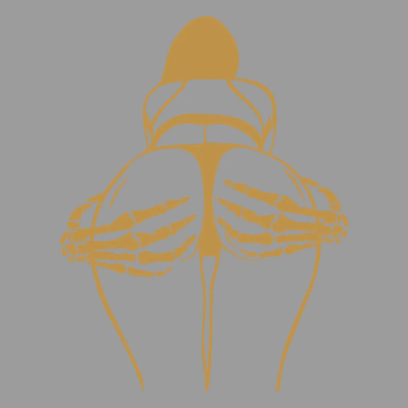 Skeleton skeleton hand kneading creative&funny stickers