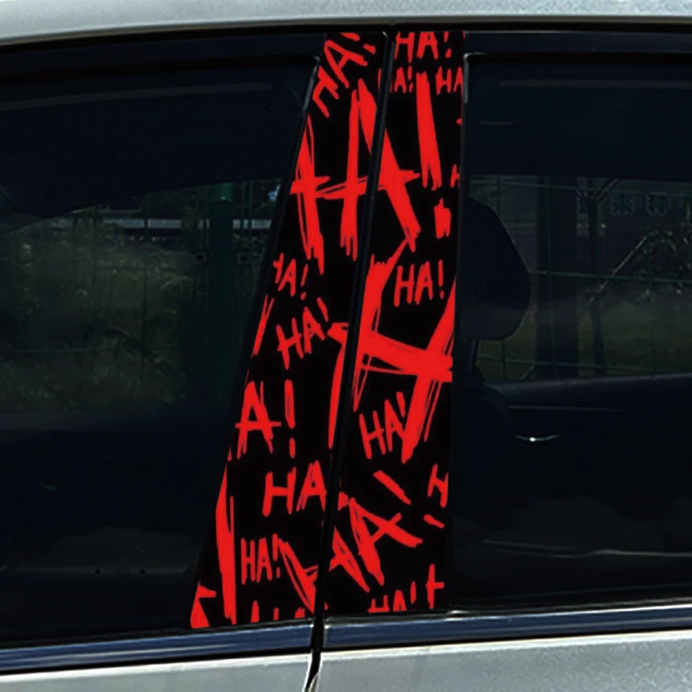 Joker Car Stickers HAHAHAHA