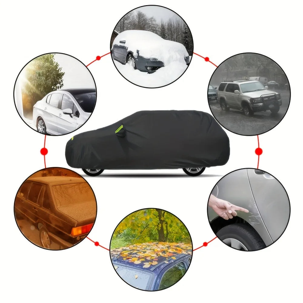 Car Cover Protection Outdoor Exterior Sun Snow UV Winter Summer