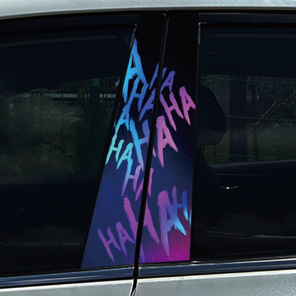Joker Car Stickers HAHAHAHA