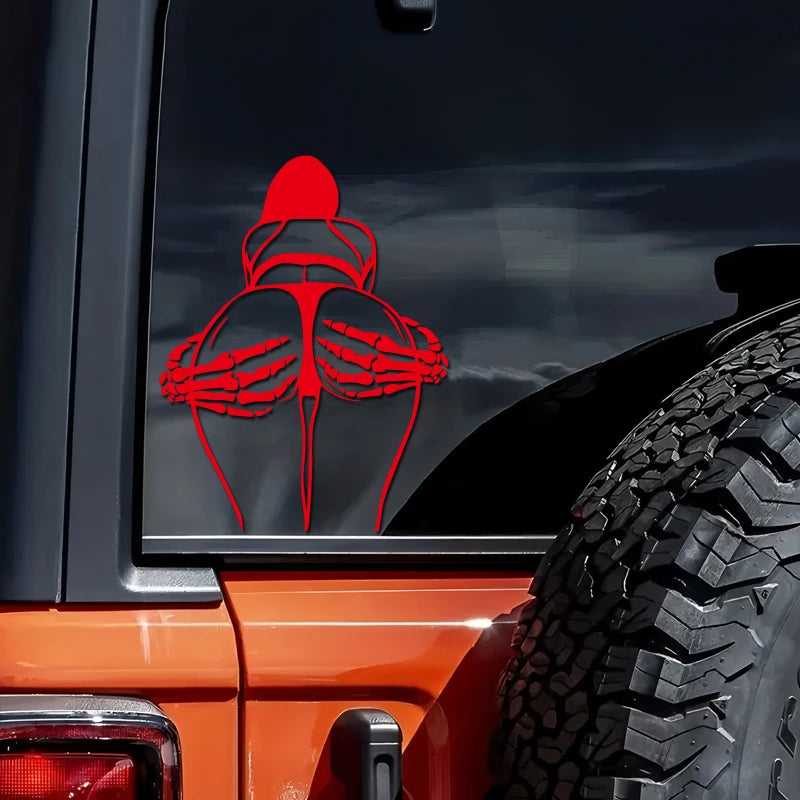 Skeleton skeleton hand kneading creative&funny stickers