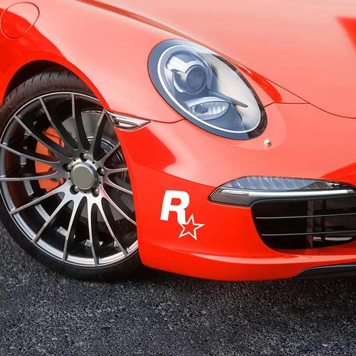 1Pcs Car Sticker R Star