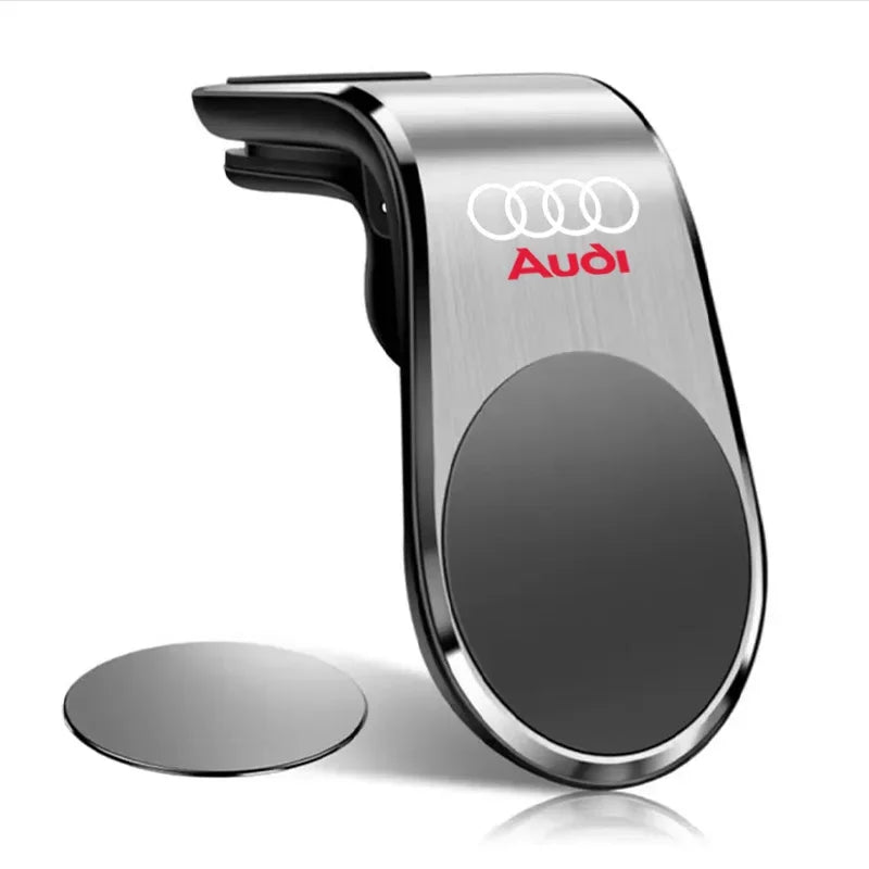 Magnetic Car Phone Holder Metal Stand Accessories For Audi