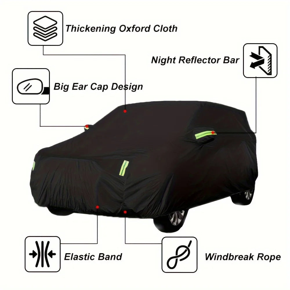 Car Cover Protection Outdoor Exterior Sun Snow UV Winter Summer