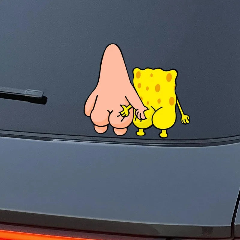 Custom Kawaii SpongeBob Car Stickers