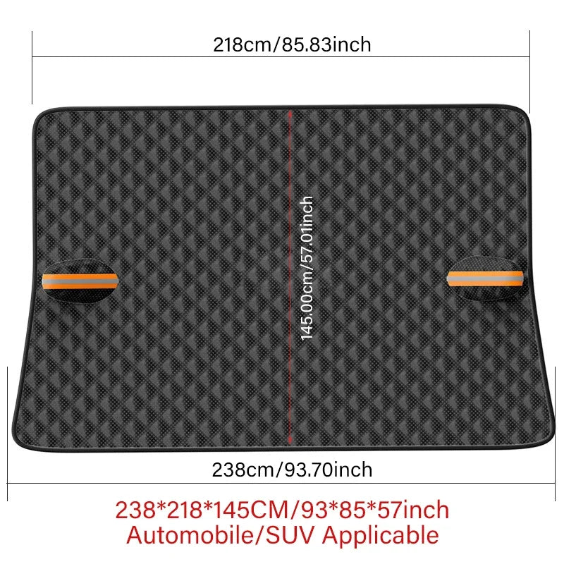 Car Windshield Covers Snow Shield Waterproof Winter Outdoor Awning Sunshield Half Protector Cover External Front Window Sunshade