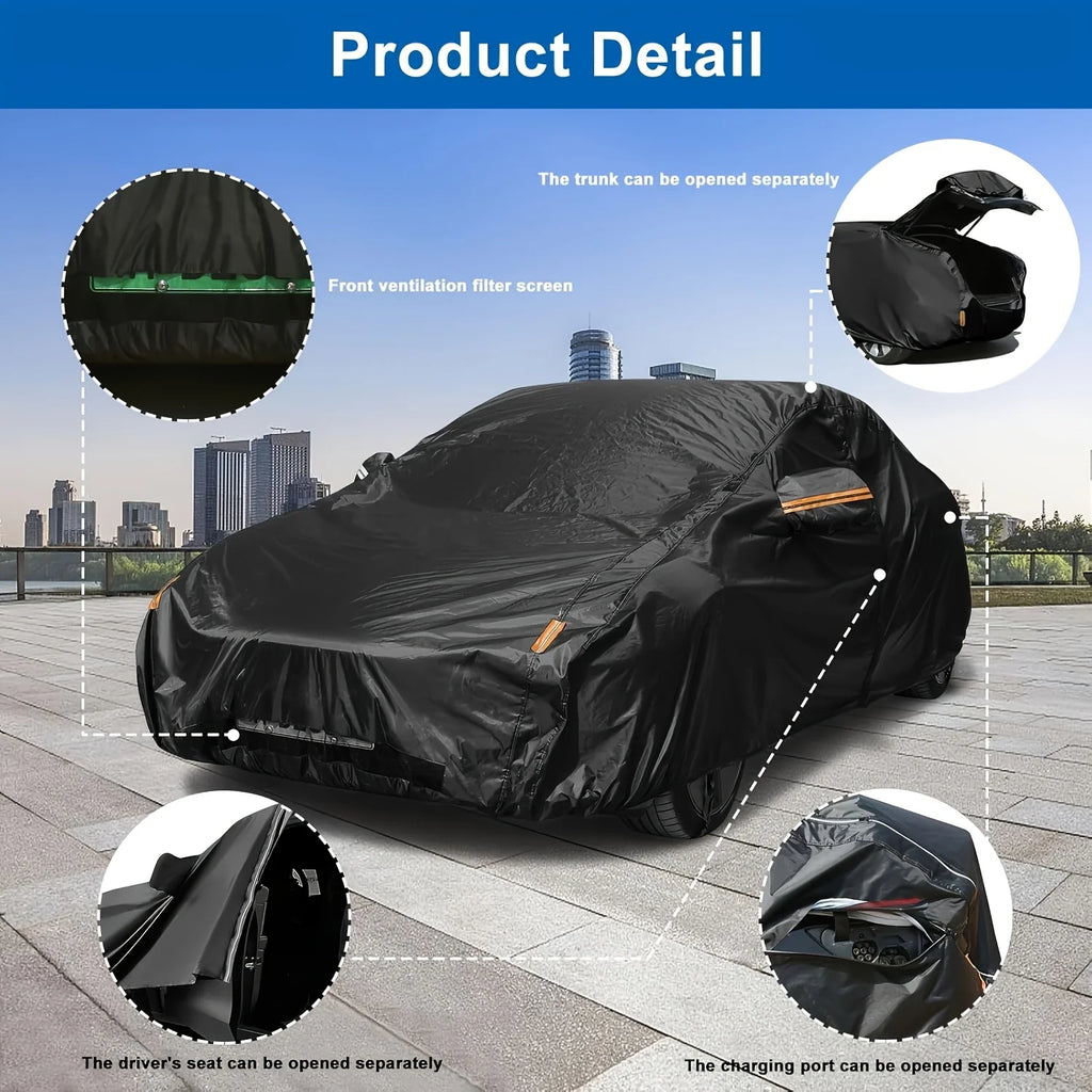 Car Cover Protection Outdoor Exterior Sun Snow UV Winter Summer